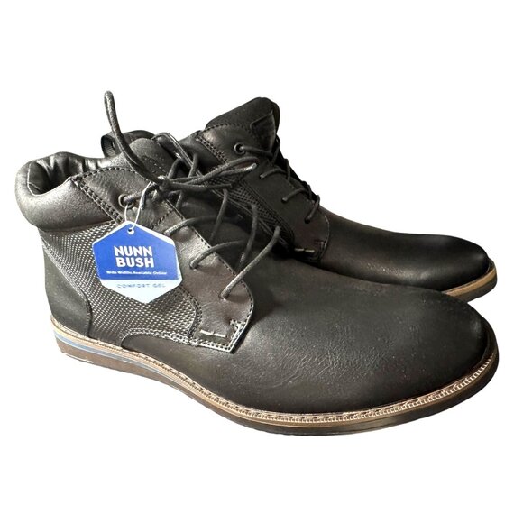 Nunn Bush Circuit Men's Black  Ankle Boots Size 11NWT - Picture 2 of 11